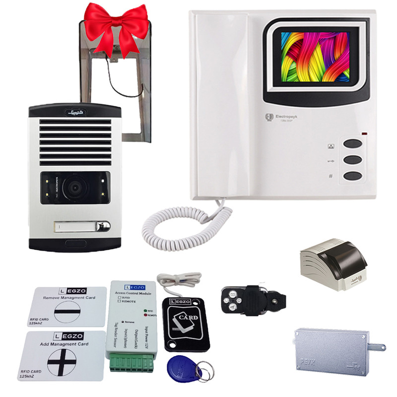 دربازکن تصویری الکتروپیک مدل FD1086/1286/1 یک واحدی به همراه ماژول ریموت دار لگزو