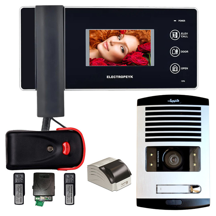 دربازکن تصویری الکتروپیک مدل FD/1086/1/1096/1093 ریموتدار
