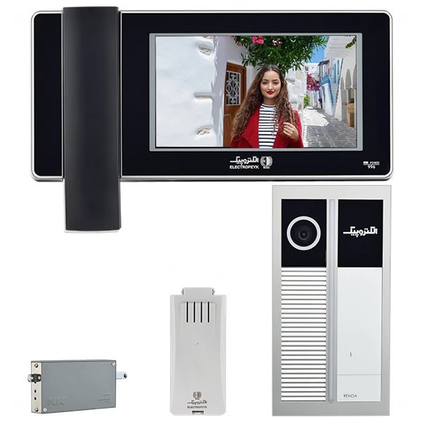 دربازکن تصویری لمسی الکتروپیک مدل 1195/996Blackx1