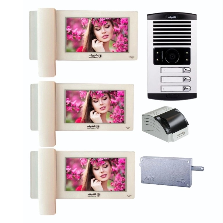 مجموعه دربازکن الکتروپیک مدل FD-1086/3/996x3-white