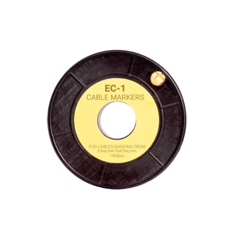 شماره سیم حلقوی مدل EC-1-T بسته 1000 عددی