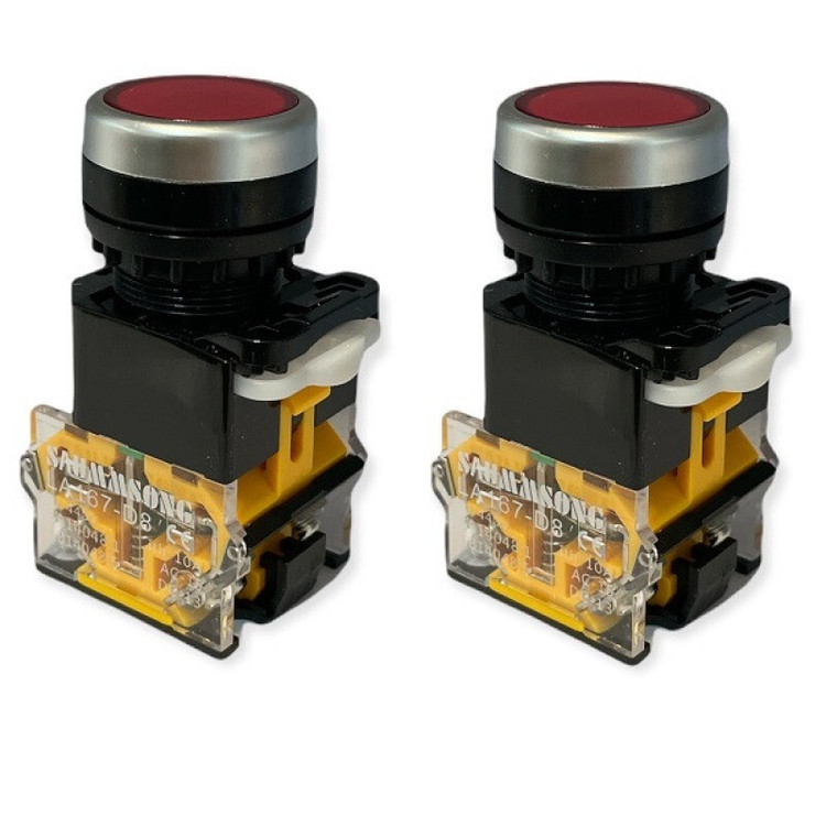 کلید شستی مدل فانال کد LA167-D8-11R بسته 2 عددی