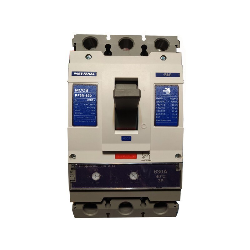 کلید اتوماتیک630 آمپرپارس فانال مدل Adj-PF3N-630
