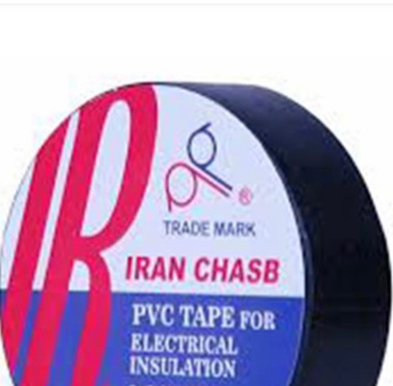 چسب برق pvc ایران کد645 رنگ مشکی بسته 10 عددی
