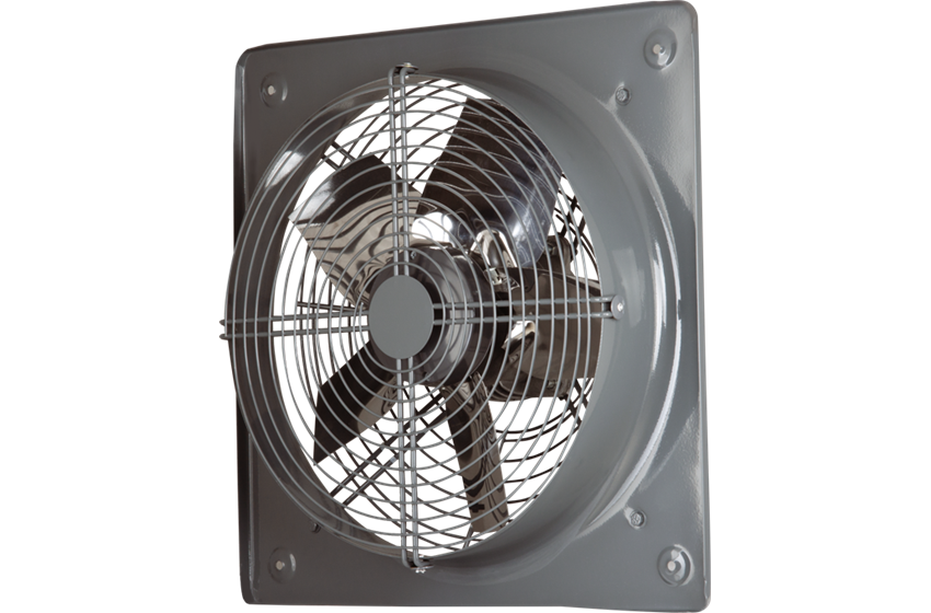 هواکش صنعتی پروانه استیل دمنده 30 سانت VIS-30D4S تکفاز 120W با سرعت 1430 دور