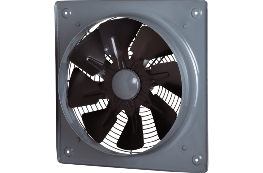 هواکش صنعتی فلزی با پروانه فلزی دمنده 40 سانت VIA-40C4S تکفاز 120W با سرعت 1400 دور