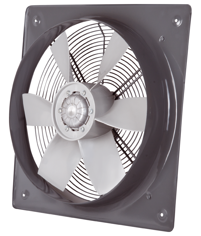 هواکش صنعتی ایلکا با پروانه پلاستیکی دمنده 35 سانت VIE-35A4S تکفاز 100W با سرعت 1375 دور