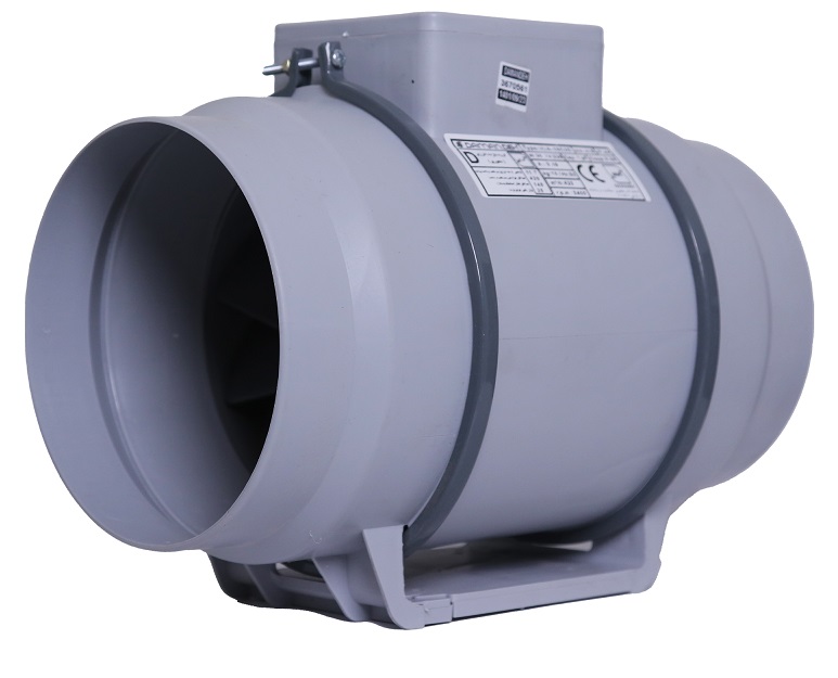 فن بین کانالی دمنده  15 سانت VLN-15C2S   تکفاز 36W با سرعت 2400 دور